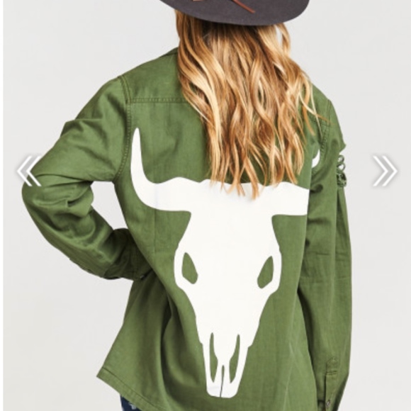 Show Me your Mumu Army Kacket Olive Bull - Picture 6 of 8